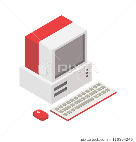 Isometric computer Isometric computer 110594246