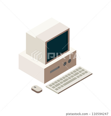 Isometric computer Isometric computer 110594247