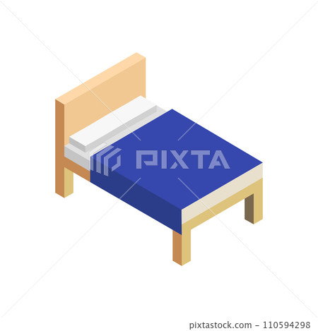 Isometric bed Isometric bed 110594298