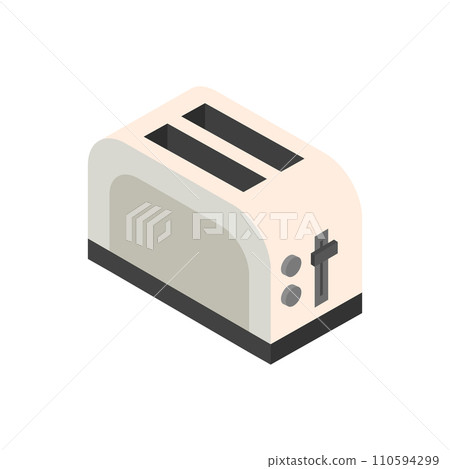 Isometric toaster Isometric toaster 110594299