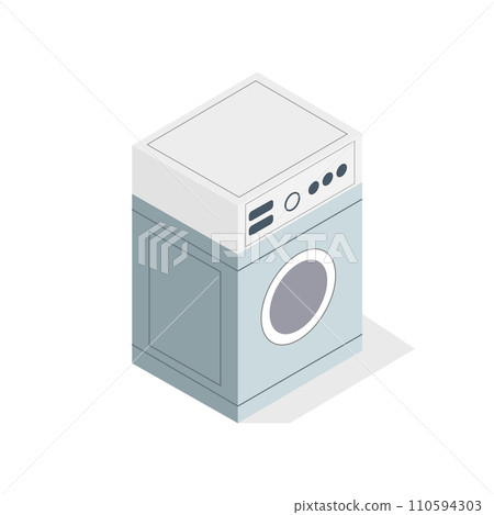Isometric washing machine Isometric washing machine 110594303