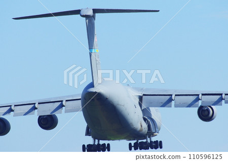 C-5M Galaxy landing at Yokota Air Base C-5M Galaxy landing at Yokota Air Base 110596125