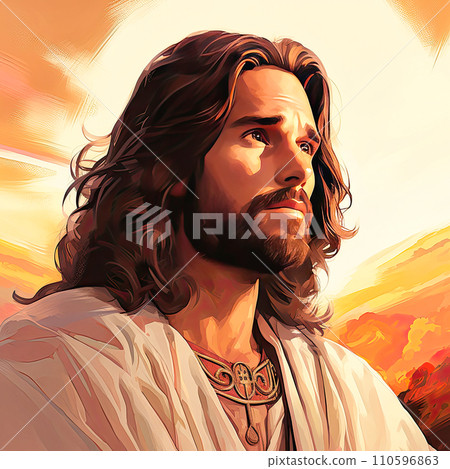 AI-generated content. Jesus Chriest Illustration 110596863