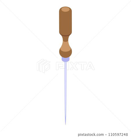 Clothing repair tool icon. Isometric of clothing repair tool vector icon for web design isolated on white background 110597248