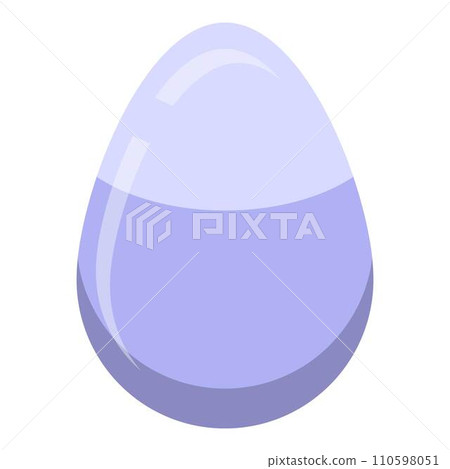 Apple pie egg icon. Isometric of apple pie egg vector icon for web design isolated on white background 110598051