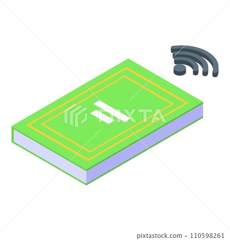 Online training book icon. Isometric of online training book vector icon for web design isolated on white background Online training book icon. Isometric of online training book vector icon for web design isolated on white background 110598261