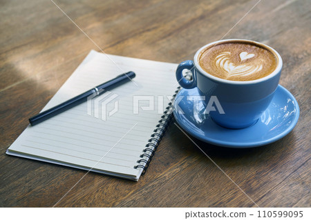 Cup of coffee background, coffee time photo Cup of coffee background, coffee time photo 110599095