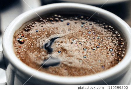 Cup of coffee background, coffee time photo Cup of coffee background, coffee time photo 110599200
