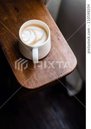 Cup of coffee background, coffee time photo Cup of coffee background, coffee time photo 110599204