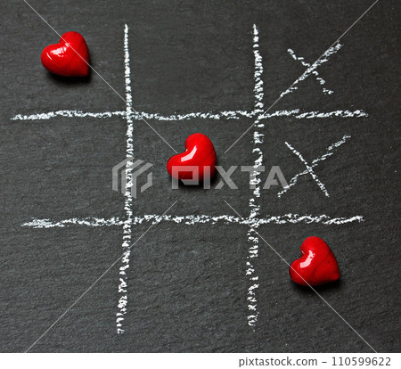 Heart symbol conceptual St. Valentine's day background. Heart love and passion symbols Heart symbol conceptual St. Valentine's day background. Heart love and passion symbols 110599622