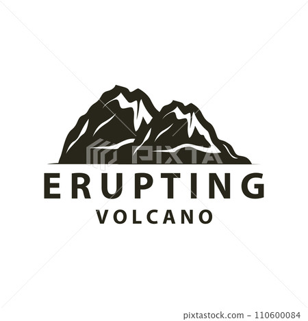 Volcano logo design inspiration natural scenery volcano eruption mountain elegant premium Volcano logo design inspiration natural scenery volcano eruption mountain elegant premium 110600084