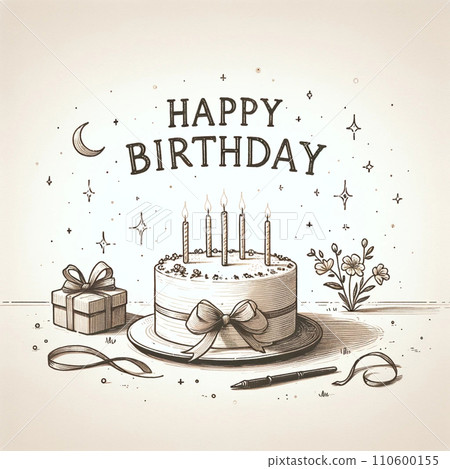 生日蛋糕圖片圖像 生日快樂蛋糕 110600155