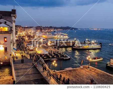 sunset view of venice sunset view of venice 110600425