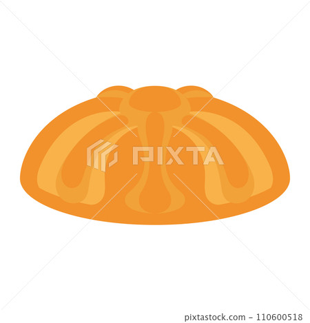 Isolated colored mexican bread Vector Isolated colored mexican bread Vector 110600518