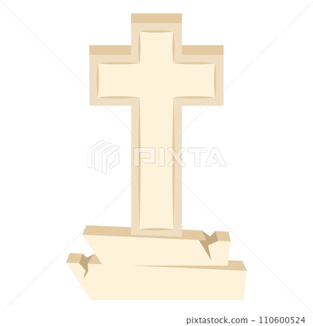 Detailed tombstone icon Vector 110600524