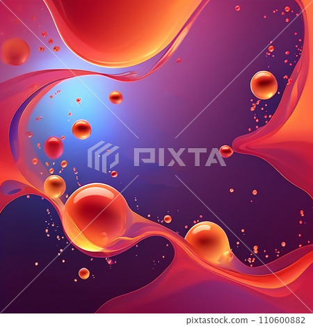 Abstract modern liquid background and texture. Design colorful liquid gradient background for use. 110600882