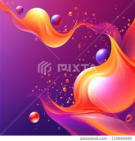 Abstract modern liquid background and texture. Design colorful liquid gradient background for use. Abstract modern liquid background and texture. Design colorful liquid gradient background for use. 110600889