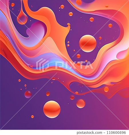Abstract modern liquid background and texture. Design colorful liquid gradient background for use. Abstract modern liquid background and texture. Design colorful liquid gradient background for use. 110600896