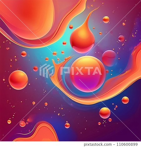Abstract modern liquid background and texture. Design colorful liquid gradient background for use. Abstract modern liquid background and texture. Design colorful liquid gradient background for use. 110600899