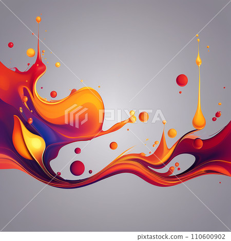 Abstract modern liquid background and texture. Design colorful liquid gradient background for use. 110600902