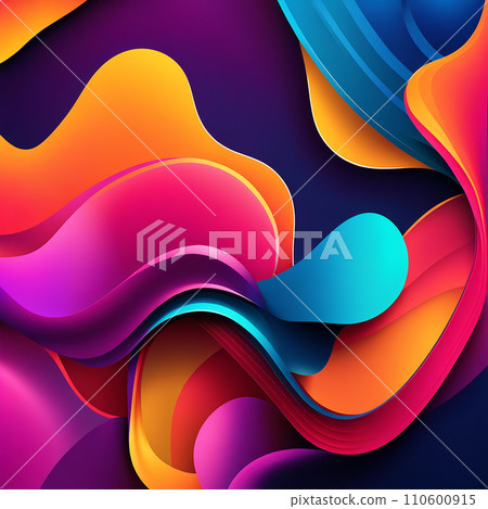 Abstract modern liquid background and texture. Design colorful liquid gradient background for use. Abstract modern liquid background and texture. Design colorful liquid gradient background for use. 110600915