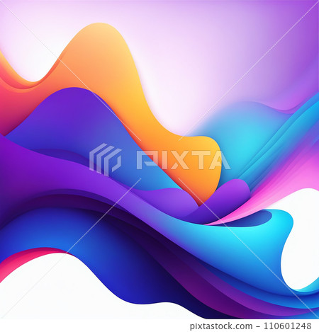 Abstract modern colorful blob background and texture. Design colorful blob shape background for use. 110601248