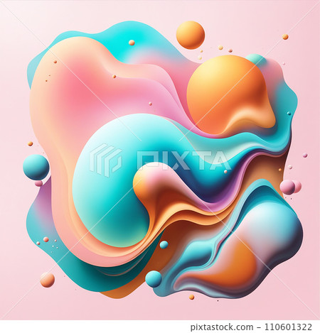 Abstract modern pastel blob background and texture. Design pastel blob shape background for use. Abstract modern pastel blob background and texture. Design pastel blob shape background for use. 110601322