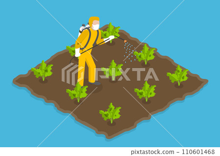 3D Isometric Flat Vector Illustration of Chemical Fertilizer 3D Isometric Flat Vector Illustration of Chemical Fertilizer 110601468