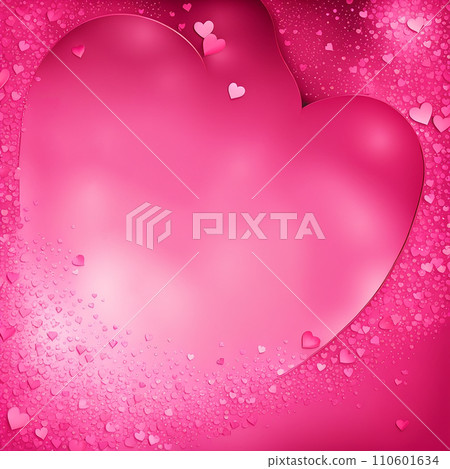 Abstract Valentine day background, valentine texture. Love concept. pink, red background, Valentine day banner design for use. 110601634