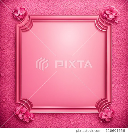 Abstract Valentine day background, valentine texture. Love concept. pink, red background, Valentine day banner design for use. 110601636