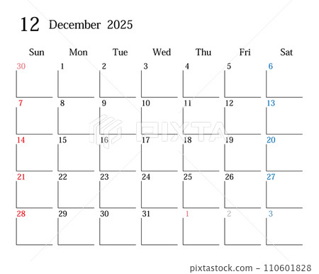 December 2025 Japanese Calendar December 2025 Japanese Calendar 110601828