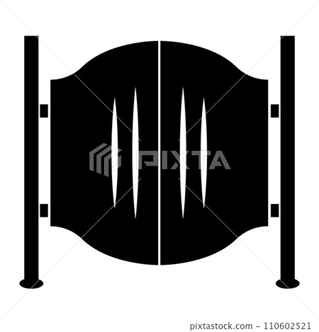 Salon door icon 110602521