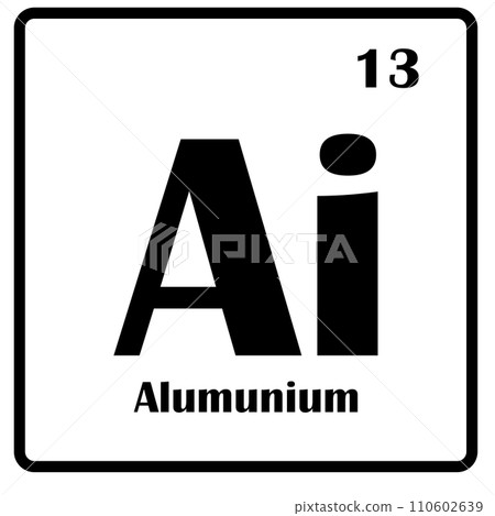 Aluminum Element Vector icon Aluminum Element Vector icon 110602639