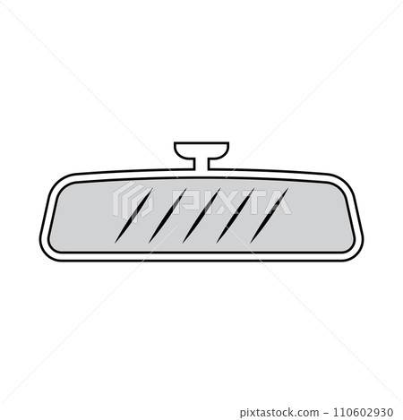 Car mirror icon 110602930