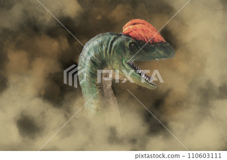 Dilophosaurus ,dinosaur in the dark 110603111