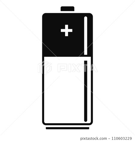 Battery icon. Simple illustration of battery vector icon for web design isolated on white background 110603229