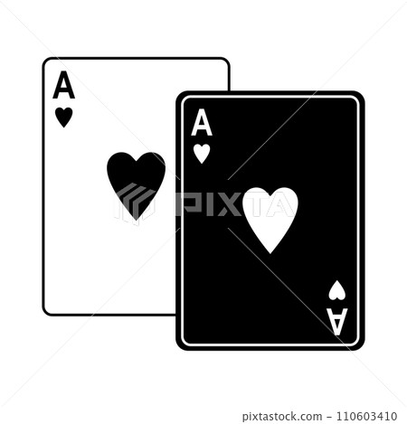 Playing cards icon Playing cards icon 110603410