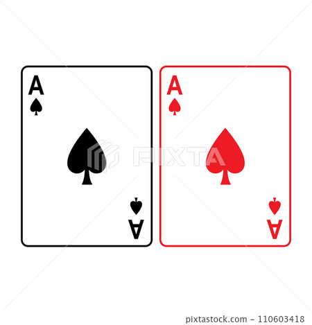 Playing cards icon 110603418