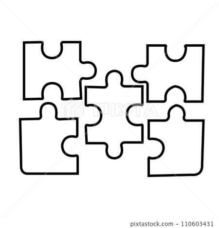 Puzzle icon Puzzle icon 110603431
