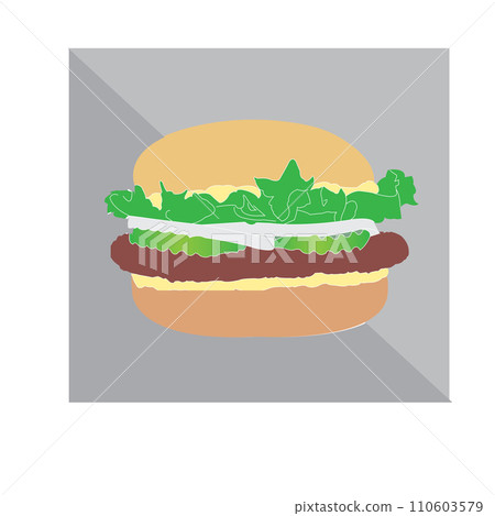 Burger vector icon 110603579