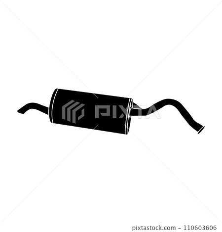 Car exhaust icon Car exhaust icon 110603606