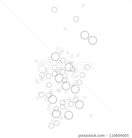 Shower bubbles icon. Realistic illustration of shower bubbles vector icon for web design Shower bubbles icon. Realistic illustration of shower bubbles vector icon for web design 110604005