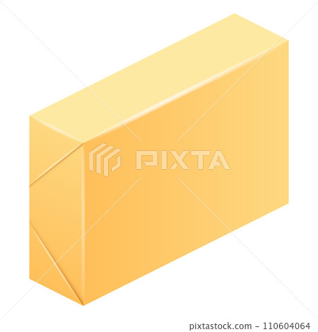 Pack of butter icon. Realistic illustration of pack of butter vector icon for web design Pack of butter icon. Realistic illustration of pack of butter vector icon for web design 110604064