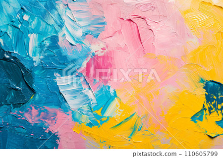 Spring harmony of colorful acrylic Spring harmony of colorful acrylic 110605799