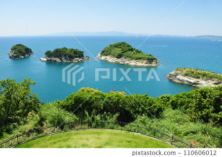 從西崎燈塔（高之巢）眺望的景色【和歌山縣和歌山市】 110606012