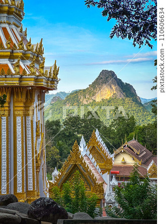 Wat Pra Putthabat Phu Kwai Ngoen, the rabbit temple, in Chiang Khan, Loei, Thailand 110606634