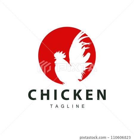 Chicken logo farm animal livestock chicken farm design fried chicken restaurant 110606823