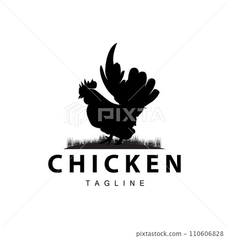 Chicken logo farm animal livestock chicken farm design fried chicken restaurant 110606828