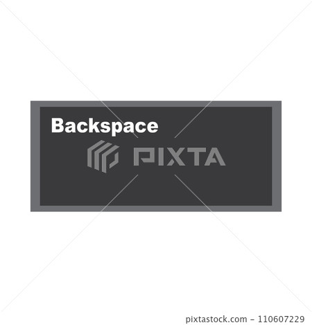 Backspace button icon 110607229
