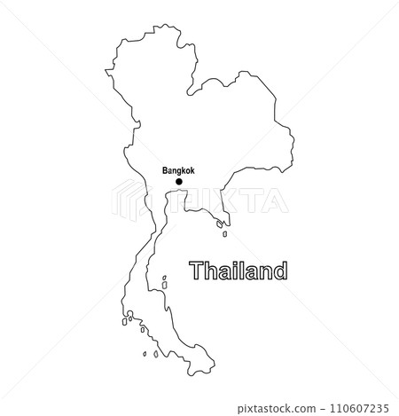 Thailand map icon Thailand map icon 110607235